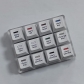 Acrylic 12 Holes Switch Tester with Cherry Silence Switch with Cherry Profile PBT Keycaps